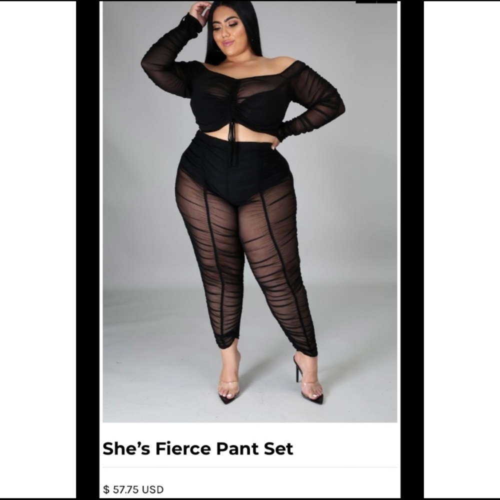 Sheer Pants set